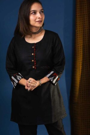 Image for Kusvaa Ws956 Uzma Mahi Silk Short Kurti Featured