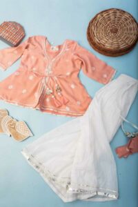 Image for Kusvaa Wsk65 Lokakriti Muslin Sharara Top Set Featured