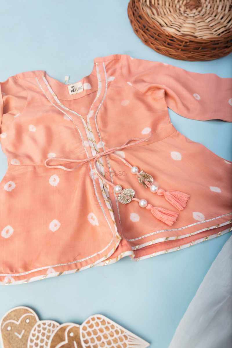 Image for Kusvaa Wsk65 Lokakriti Muslin Sharara Top Set Side