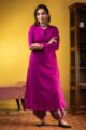 Image for Kusvaa Wsr355 Adita Kurta Pant Set Camel Featured New