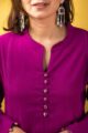 Image for Kusvaa Wsr355 Adita Kurta Pant Set Closeup New