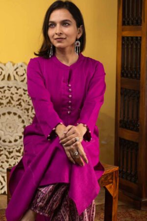 Image for Kusvaa Wsr355 Adita Kurta Pant Set Sitting New
