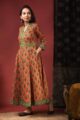 Image for Kusvaa Wsr361 Ihita Cotton A Line Kurta Side