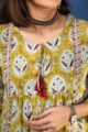 Image for Kusvaa Wsr366 Mahesa Cotton Short Kurti Closeup