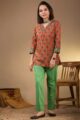 Image for Wsr360 Vanhi Cotton Short Kurti Front