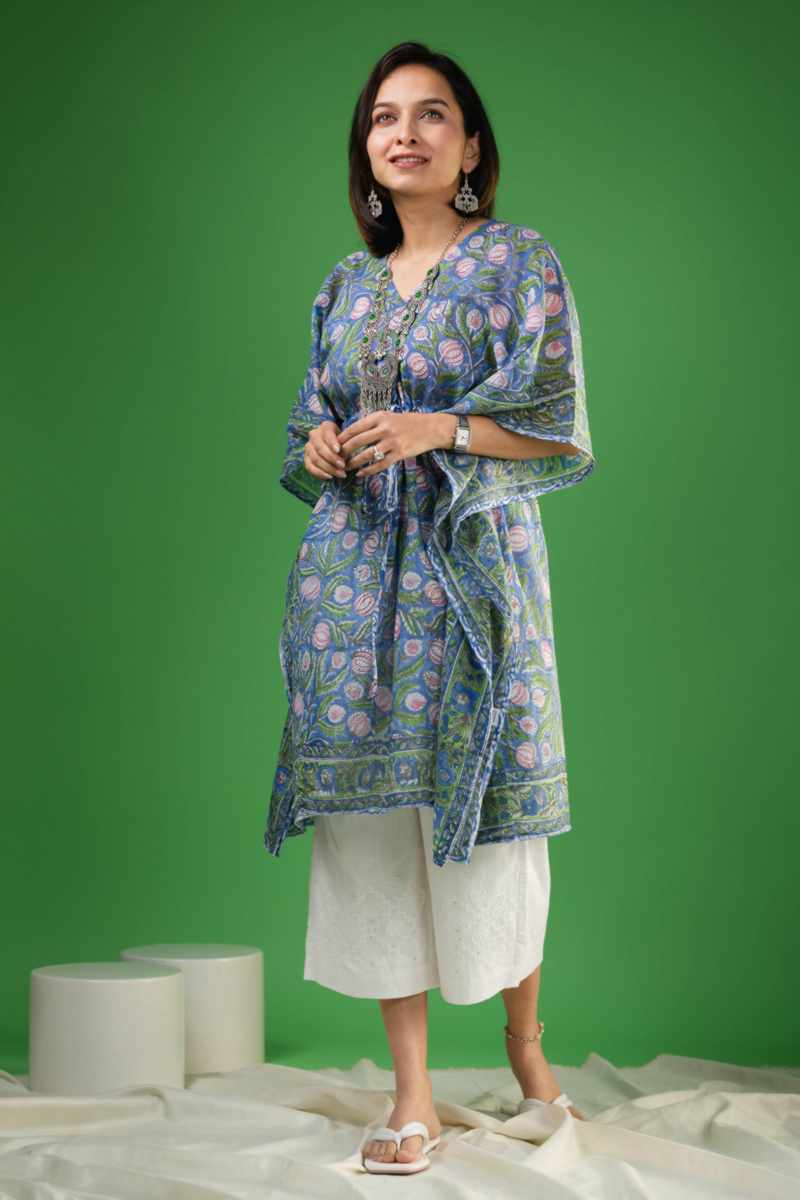 Image for Kusvaa Anuk01 Samiya Cotton Kaftan Side