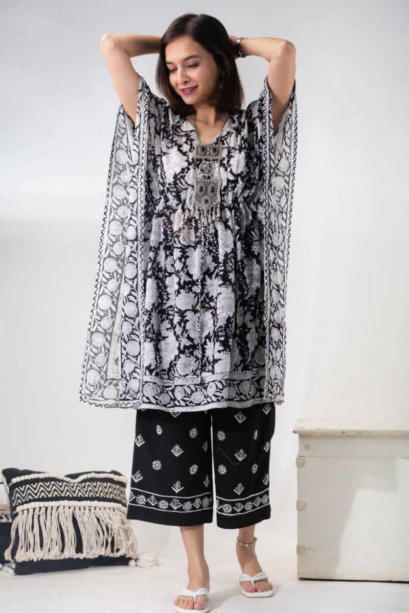 Image for Kusvaa Anuk02 Sibani Cotton Kaftan Front