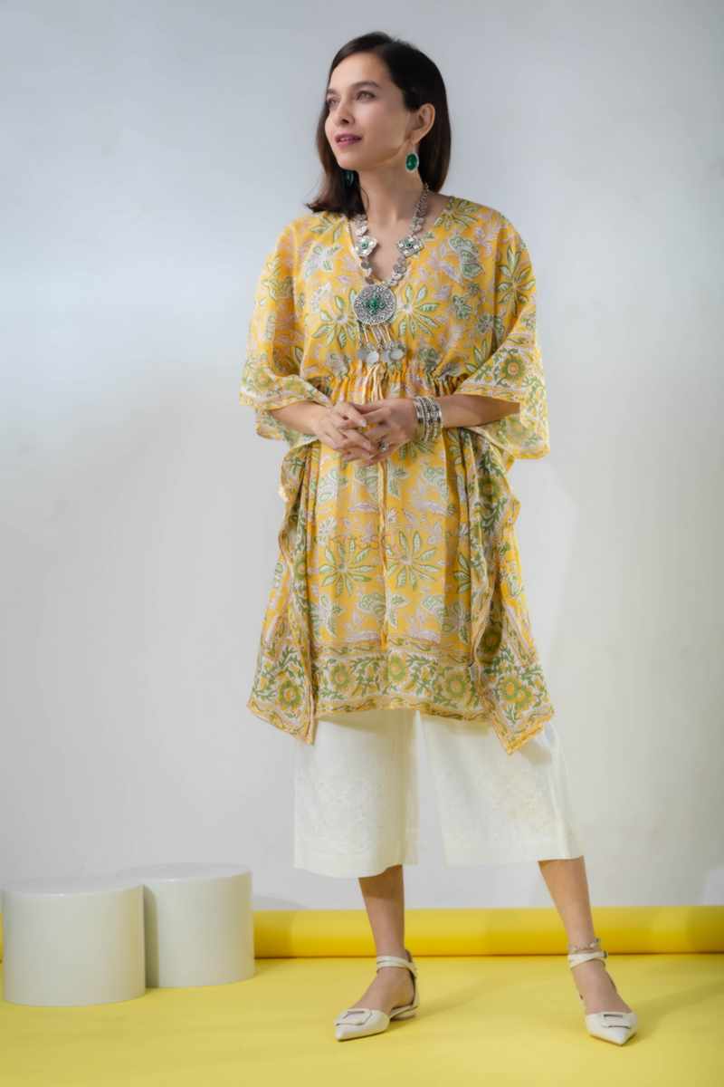 Image for Kusvaa Anuk04 Riya Cotton Kaftan Featured