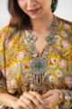 Image for Kusvaa Anuk09 Afsana Cotton Kaftan Closeup