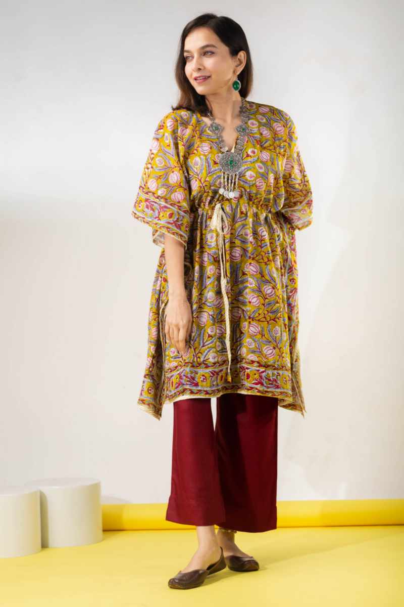 Image for Kusvaa Anuk09 Afsana Cotton Kaftan Featured