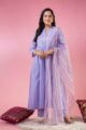 Image for Kusvaa Avdaf174 Nakesha Cotton Kurta With Pallazo And Kota Doria Dupatta Front New
