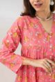 Image for Kusvaa Bpr19 Ashni Short Block Print Kurti Closeup 2 New