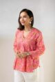 Image for Kusvaa Bpr19 Ashni Short Block Print Kurti Featured New