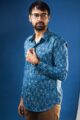Image for Kusvaa Bpr24 Kastuv Block Print Men Shirt Featured