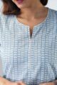 Image for Kusvaa Taf101 Chaetalee Cotton Short Kurti Closeup
