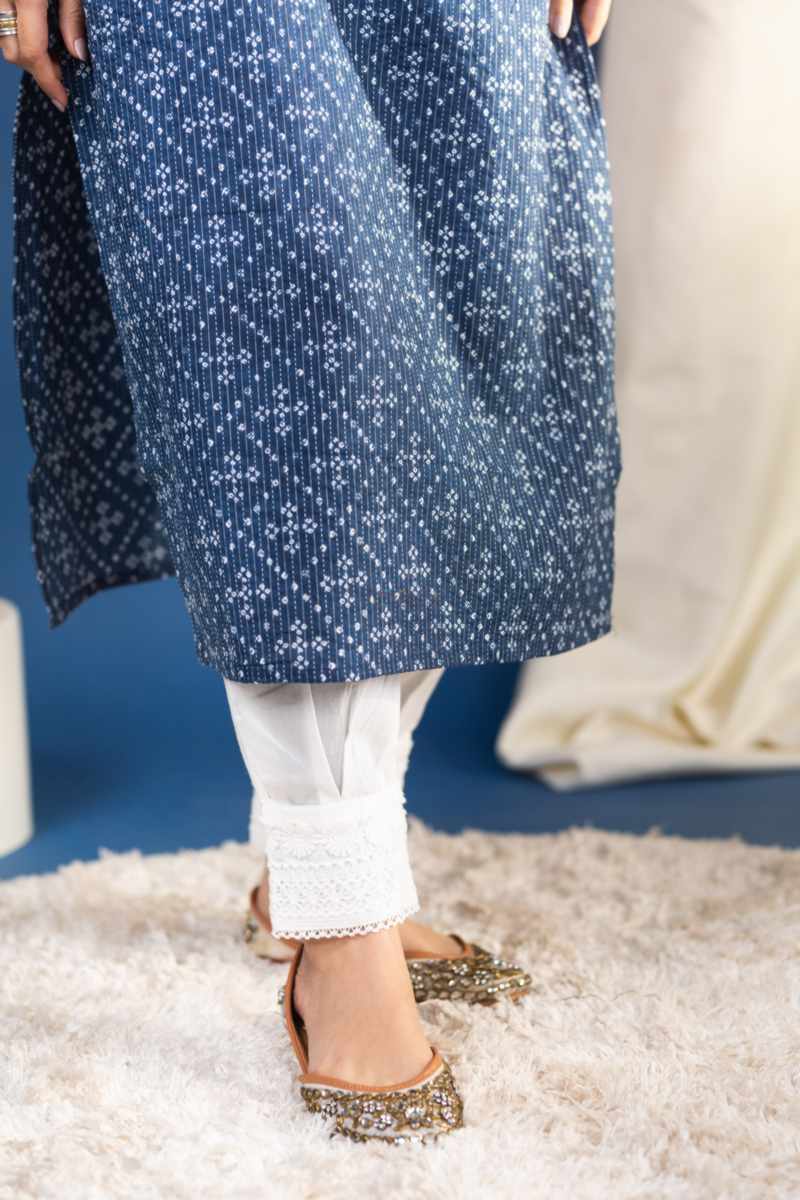 Image for Kusvaa Taf104 Falguny Cotton Kurta Closeup