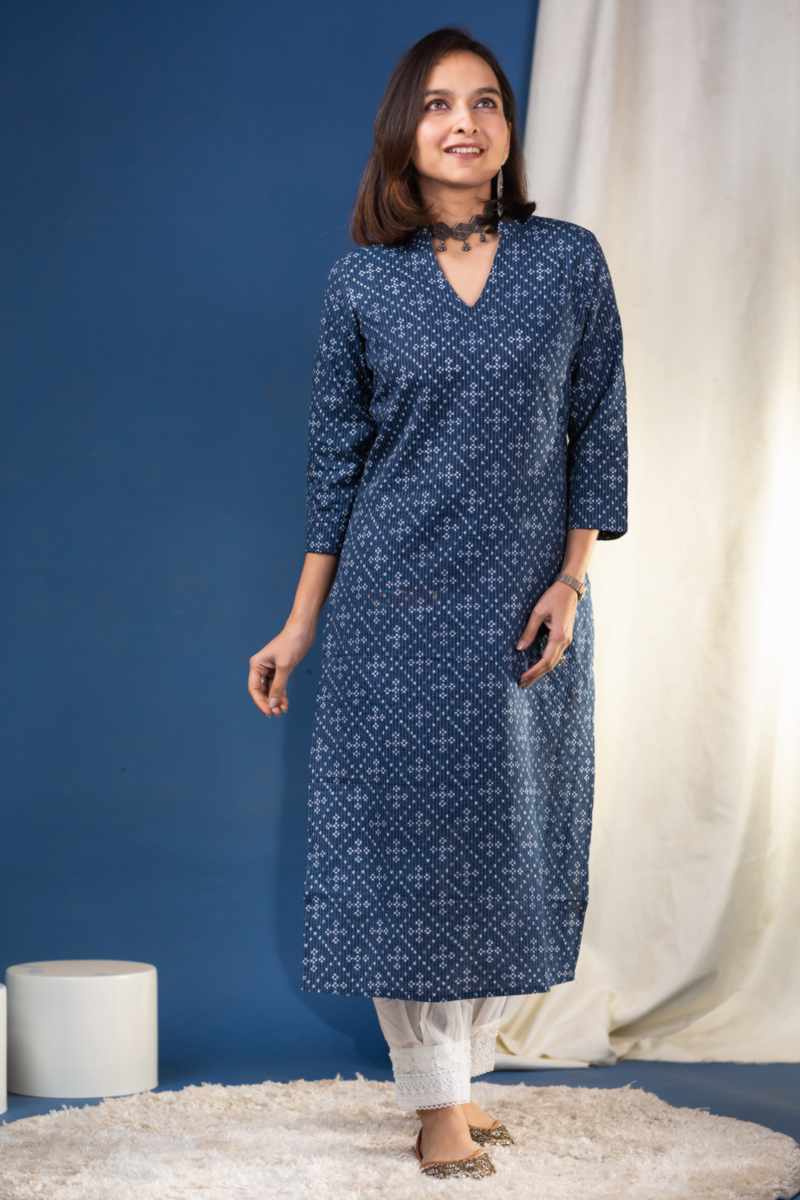 Image for Kusvaa Taf104 Falguny Cotton Kurta Featured