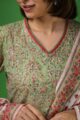 Image for Kusvaa Vcr171 Ziya Straight Kurta With Dupatta Closeup