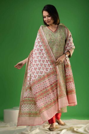 Image for Kusvaa Vcr171 Ziya Straight Kurta With Dupatta Featured