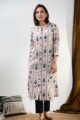 Image for Kusvaa Ws927 Ziyana Ikat Kurta Front