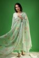 Image for Kusvaa Ws937 Indeera Linen Kurta Dupatta Set Front