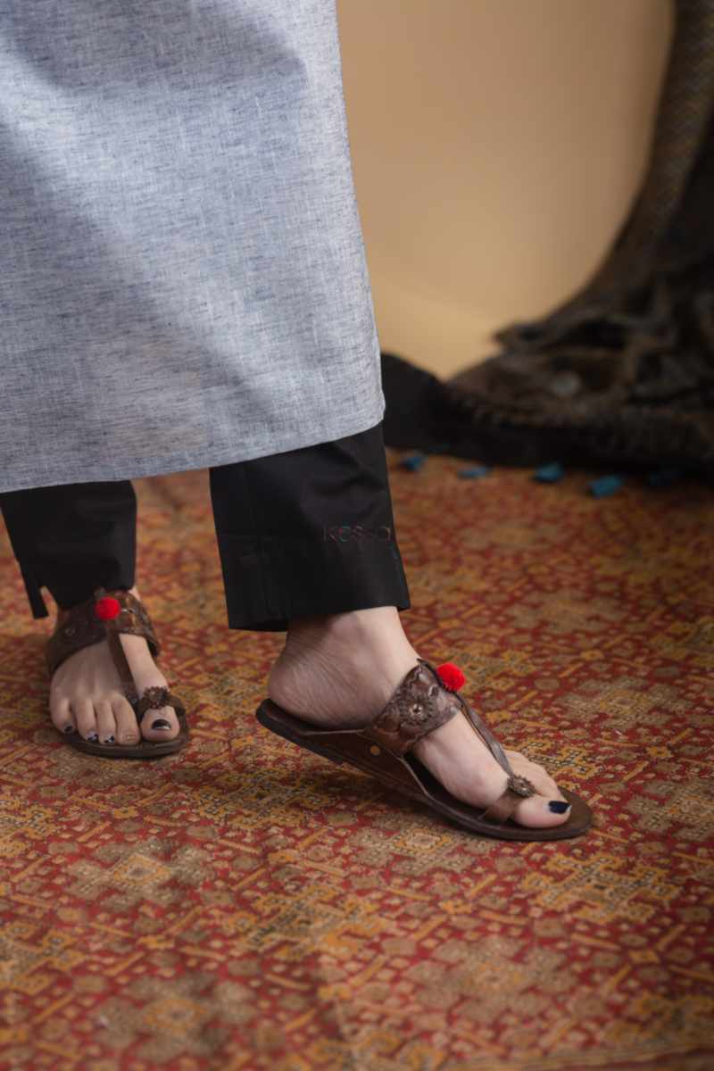 Image for Kusvaa Ws968 Akshiti Handloom Cotton Kurta Closeup 2