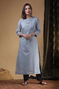 Image for Kusvaa Ws968 Akshiti Handloom Cotton Kurta Featured