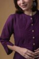 Image for Kusvaa Ws969 Sashriti South Cotton Kurtapant Set Closeup