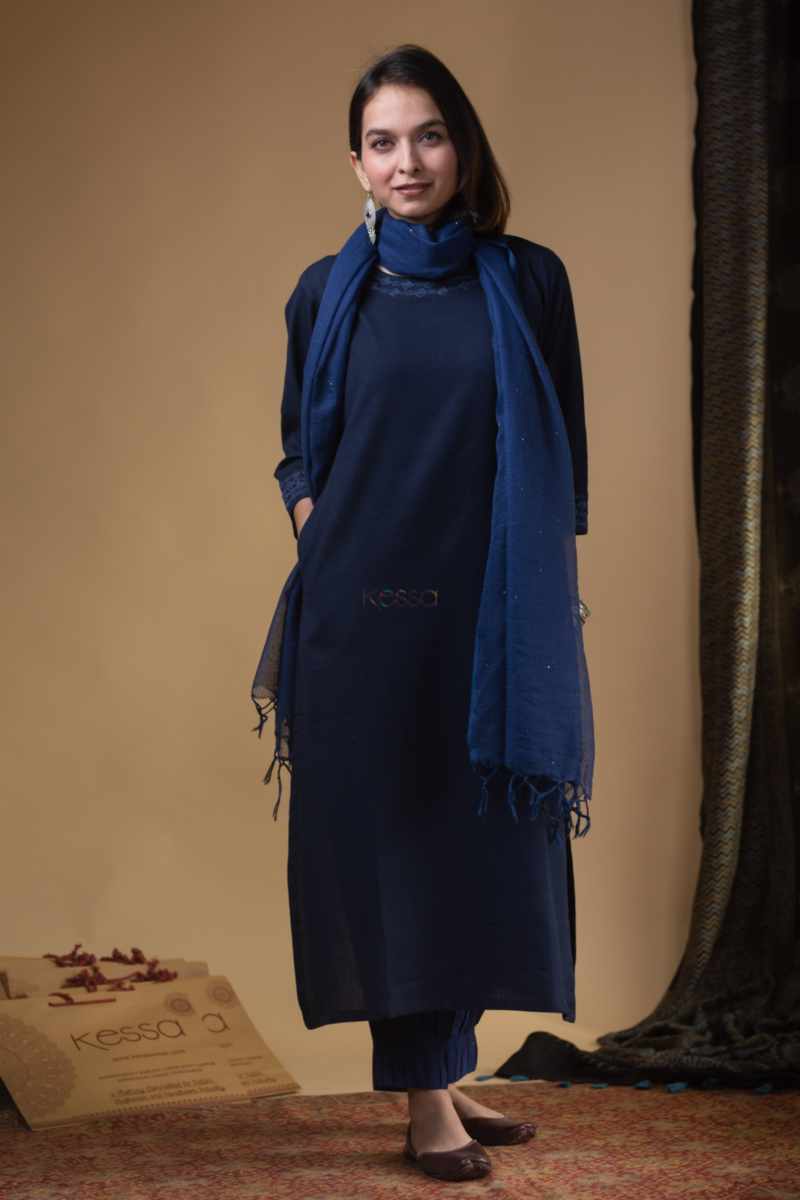 Image for Kusvaa Ws978 Aamiya South Cotton Kurta Front