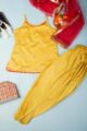 Image for Kusvaa Wsk58 Aadhini Girls Silk Dhoti Set Featured