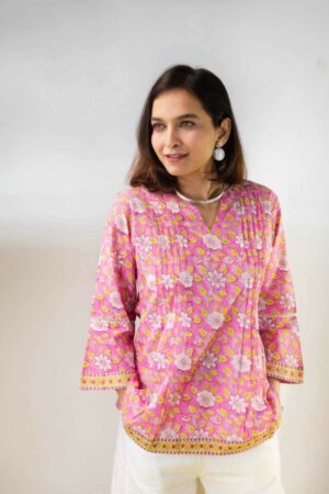 Image for Kusvaa Wsr312 Nithyan Cotton Short Kurti Featured New