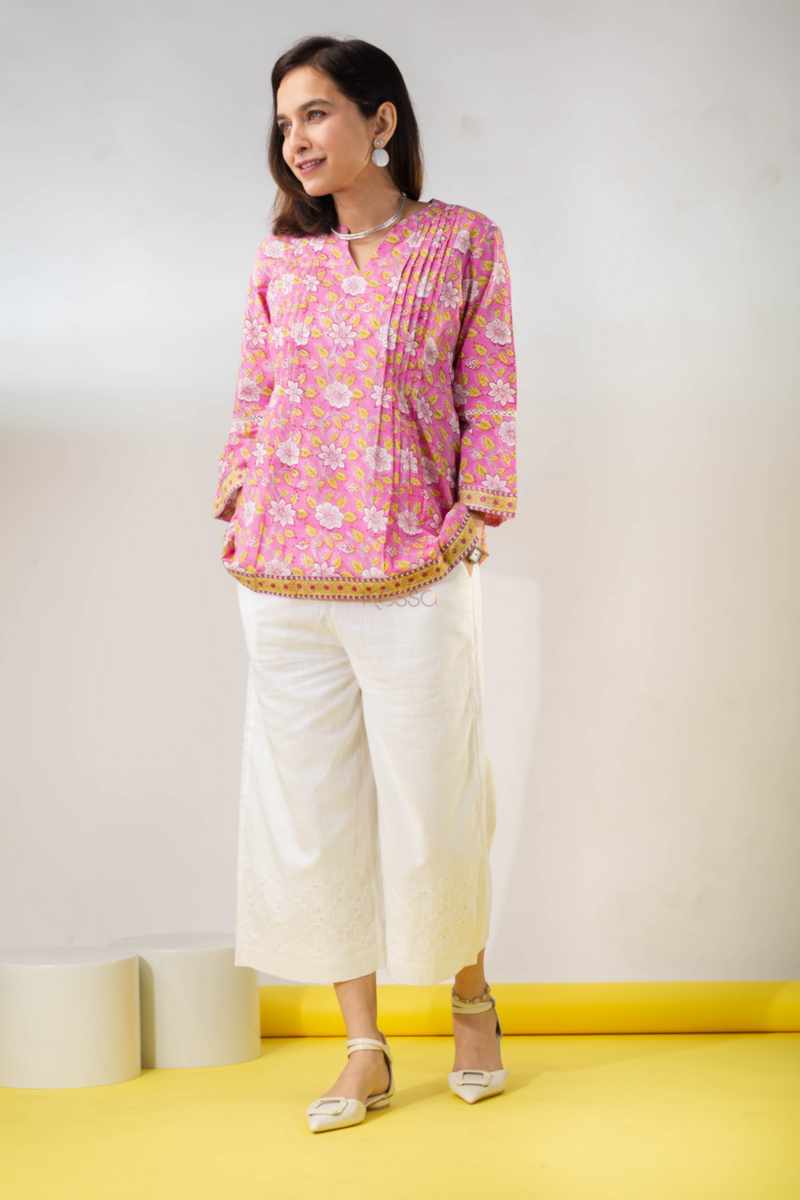 Image for Kusvaa Wsr312 Nithyan Cotton Short Kurti Front New