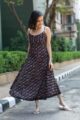 Image for Kusvaa Anuk14 Ekathva Handblock Cotton Dress Side