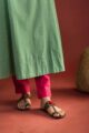 Image for Kusvaa Avdaf206 Isnadevi Cotton A Line Kurta Closeup 2