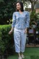 Image for Kusvaa Avdaf212 Omana Cotton Handblock Shirt Front