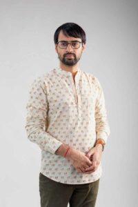 Image for Kusvaa Awk58 Viraj Block Print Men Shirt Featured