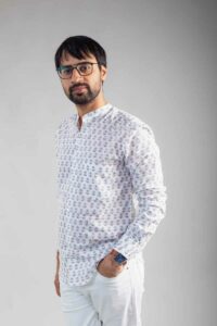 Image for Kusvaa Awk62 Tarush Block Print Men Shirt Featured