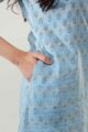 Image for Kusvaa De174 Aakrit Butta Print Straight Fit Kurta Sitting