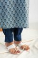 Image for Kusvaa De175 Kirtida Cotton Butti Print Straight Kurta Closeup 2