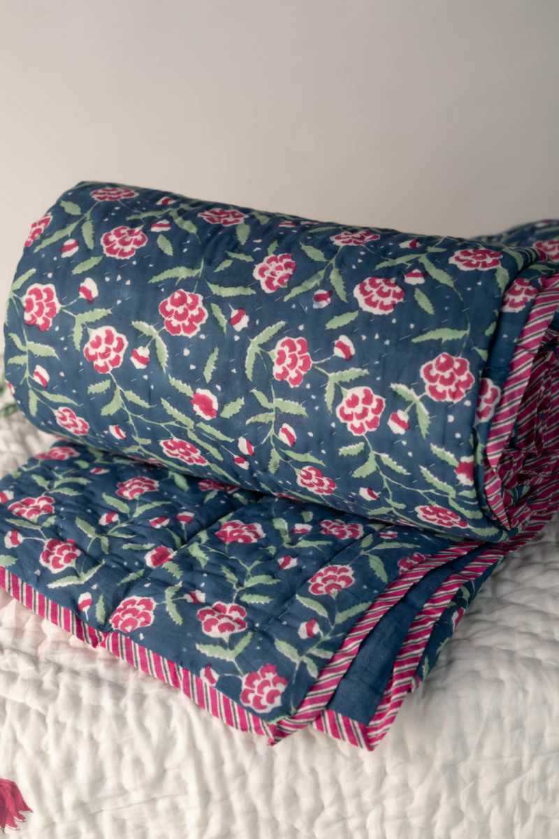 Image for Kusvaa Kaq234 Jaimati Single Bed Quilt Closeup