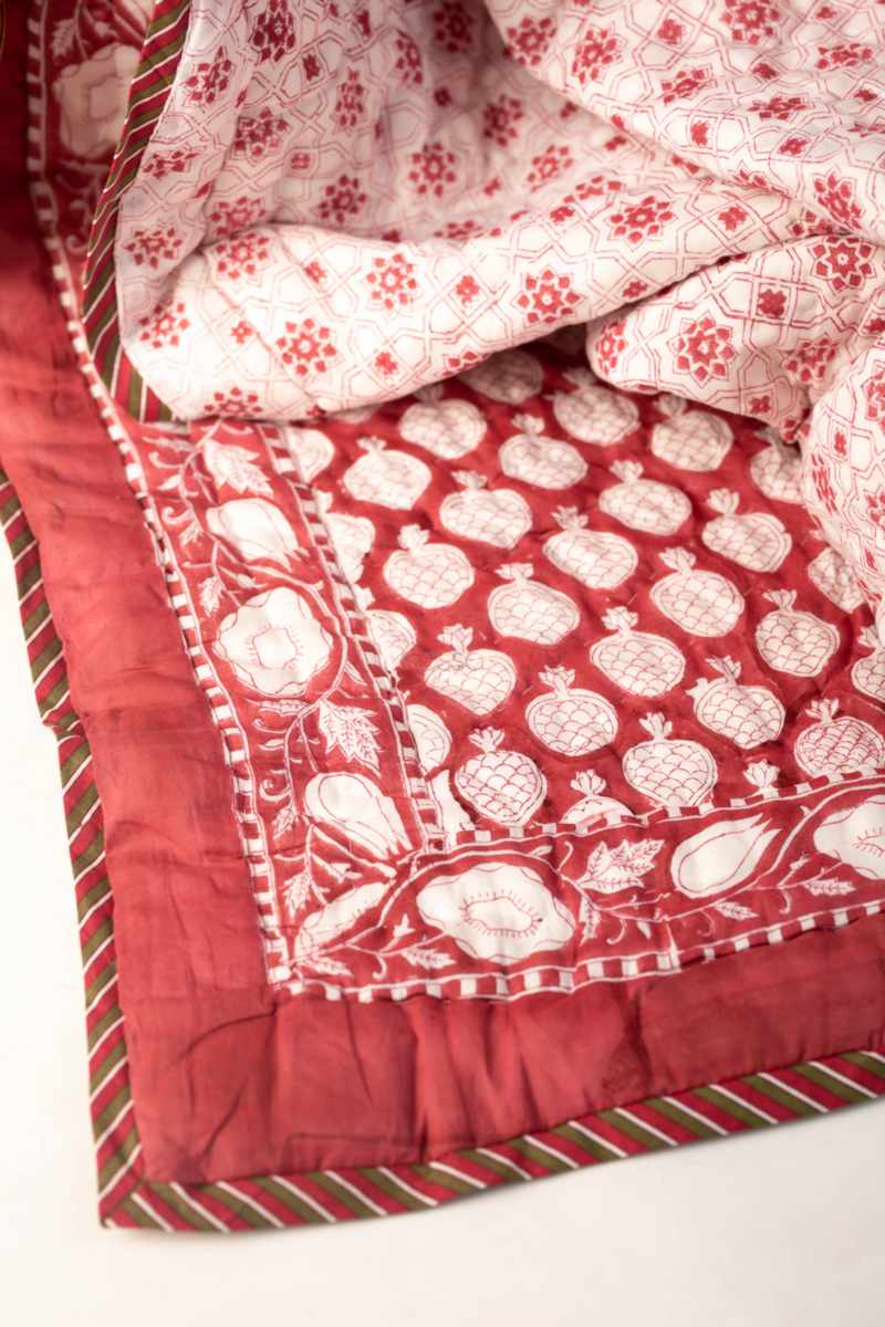 Image for Kusvaa Kaq251 Maahira Double Bed Quilt Side