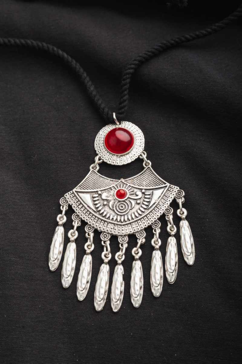 Image for Kusvaa Kpp02 Turkish Multi Stone Pendant Front