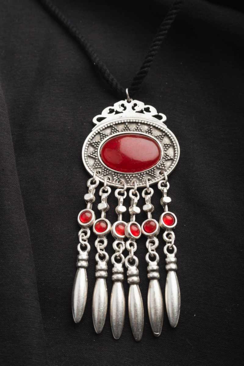 Image for Kusvaa Kpp04 Turkish Multi Stone Pendant Front