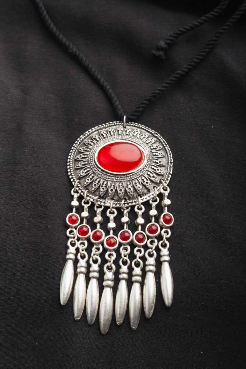 Image for Kusvaa Kpp07 Turkish Multi Stone Pendant Front