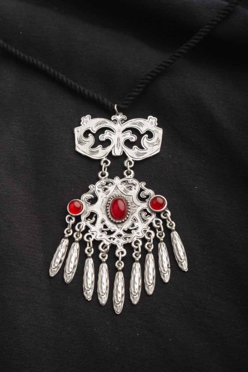 Image for Kusvaa Kpp11 Turkish Multi Stone Pendant Front