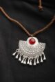 Image for Kusvaa Kpp14 Turkish Multi Stone Pendant Brown Sitting