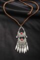 Image for Kusvaa Kpp17 Turkish Multi Stone Pendant Brown Closeup