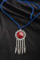 Image for Kusvaa Kpp19 Turkish Multi Stone Pendant Blue Side