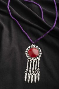 Image for Kusvaa Kpp19 Turkish Multi Stone Pendant Purple Featured