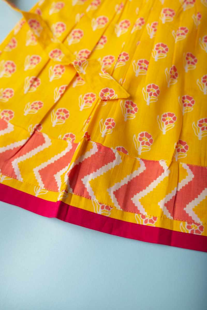 Image for Kusvaa Mbe42 Kairvi Cotton Frock Closeup